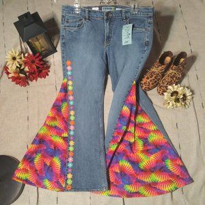1175 Jeaniemade Size 14 Old Navy Bell-Bottoms